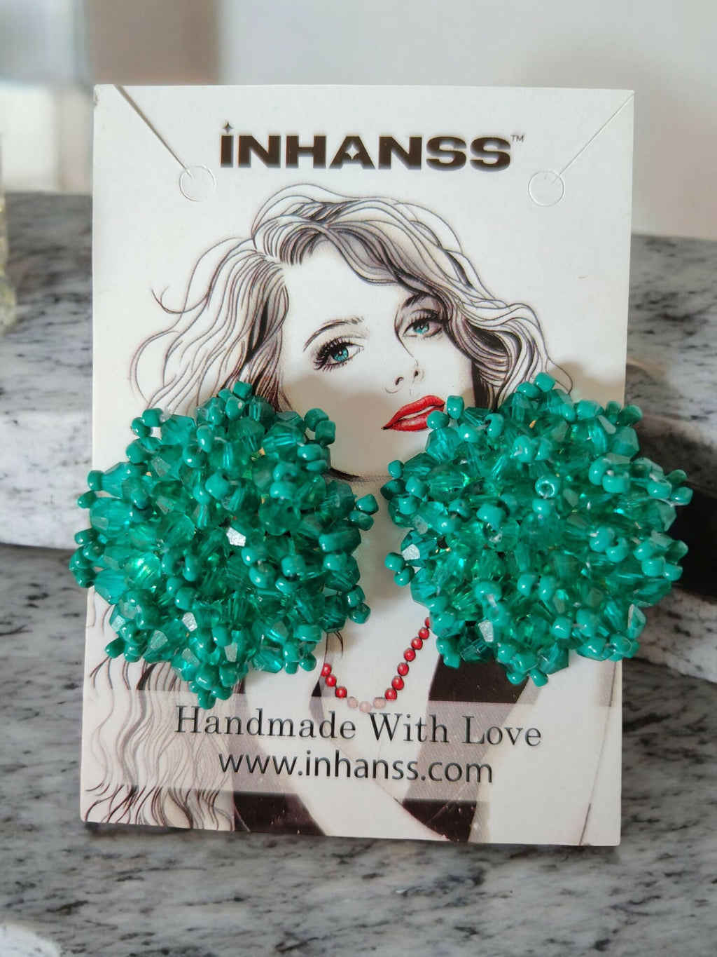 Inhanns Premium Everyday Studs - Sea Green | Grab2Buy