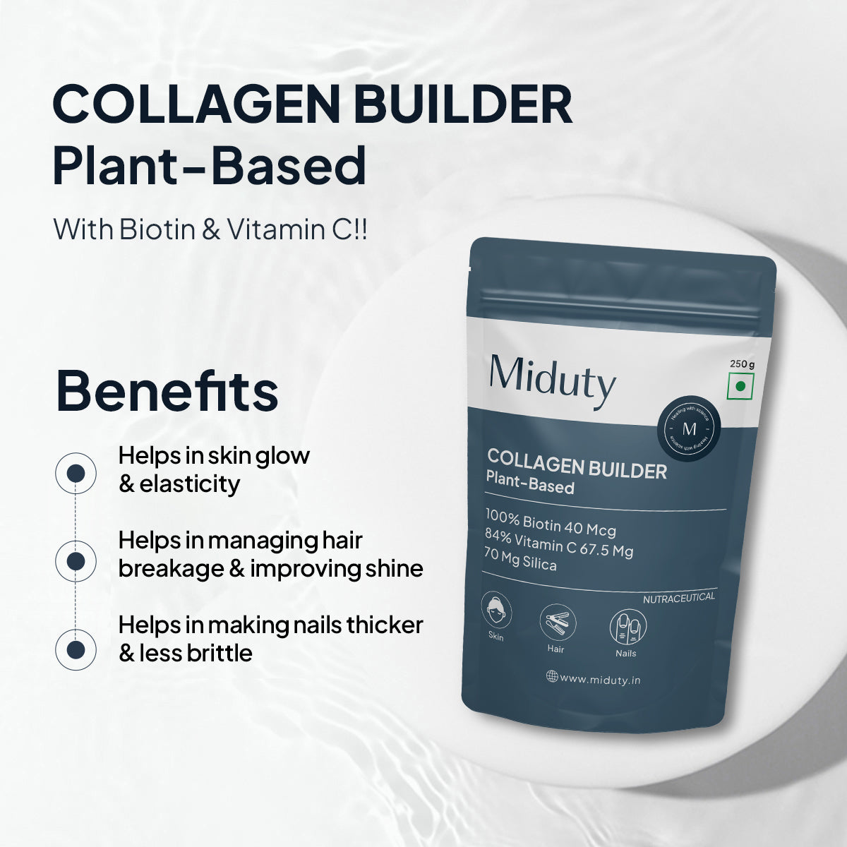 Miduty by Palak Notes Organic Plant Based Collagen | Grab2Buy