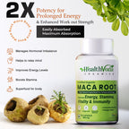 Health Veda Organics Maca Root Capsules | Grab2Buy