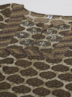 Yufta Women Olive Green Regular Pure Cotton Kurta with Palazzo & With Dupatta | Grab2Buy