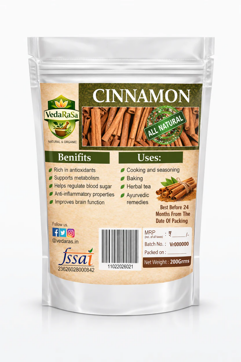 VedaRasa Raw Cinnamon Sticks (Dalchini) | Swadesiicart