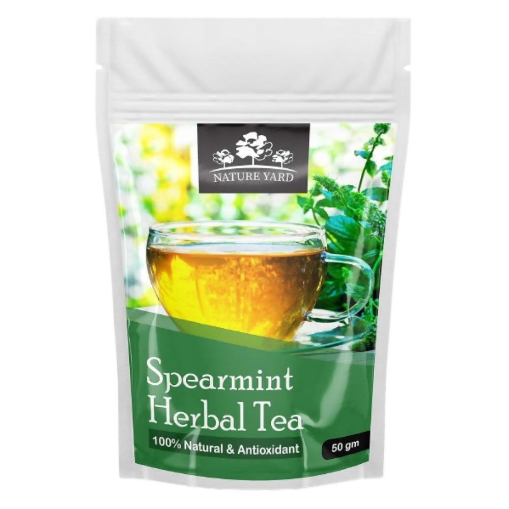 Nature Yard Pure Organic Spearmint Herbal Tea Leaves | Grab2Buy