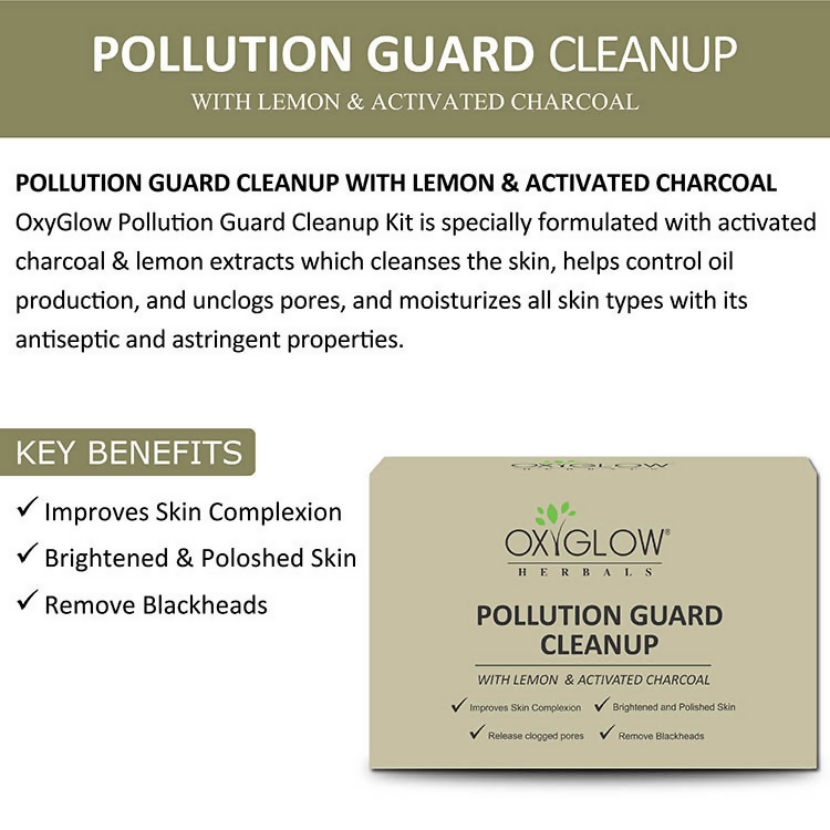 Oxyglow Herbals Pollution Guard Cleanup Kit | Grab2Buy