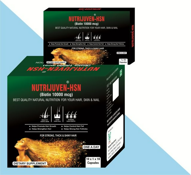 Nutrijuven - Hsn - Biotin 10000 Mcg Capsules | Grab2Buy