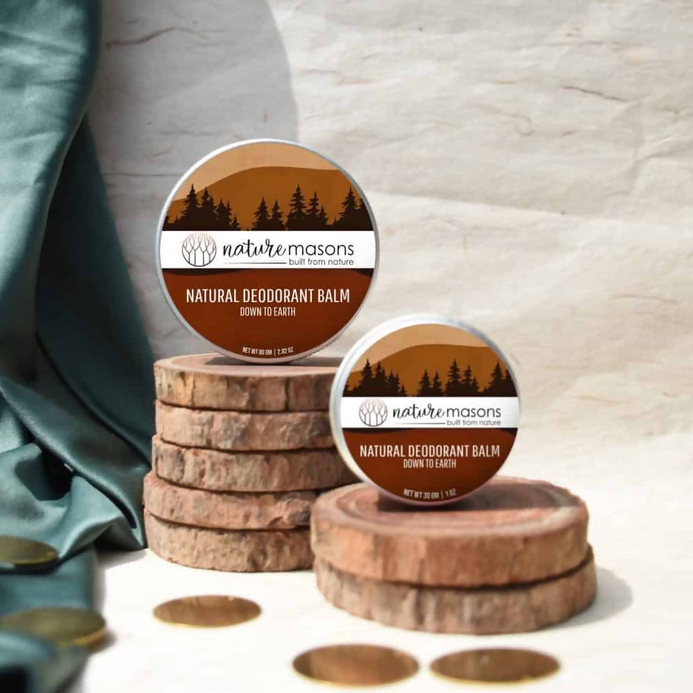 Nature Masons Down to Earth Natural Deodorant Balm | Grab2Buy