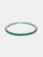 Green Stone Bangle- Ruby Raang | Grab2Buy