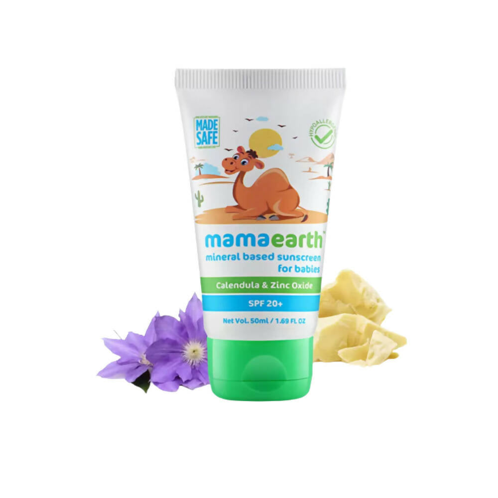 Mamaearth Mineral Based Sunscreen Baby Cream For Protects from UV Rays & Deeply Nourishing & Soothing | Grab2Buy
