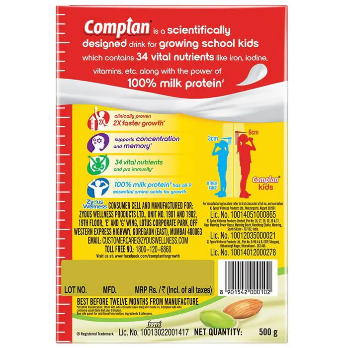 Complan Nutrition and Health Drink Pista Badam Refill | Grab2Buy