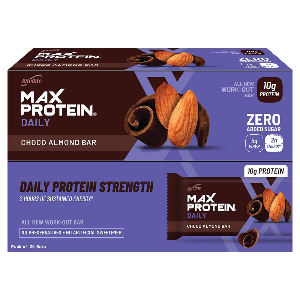 RiteBite Max Protein Daily Choco Almond Bar | Grab2Buy