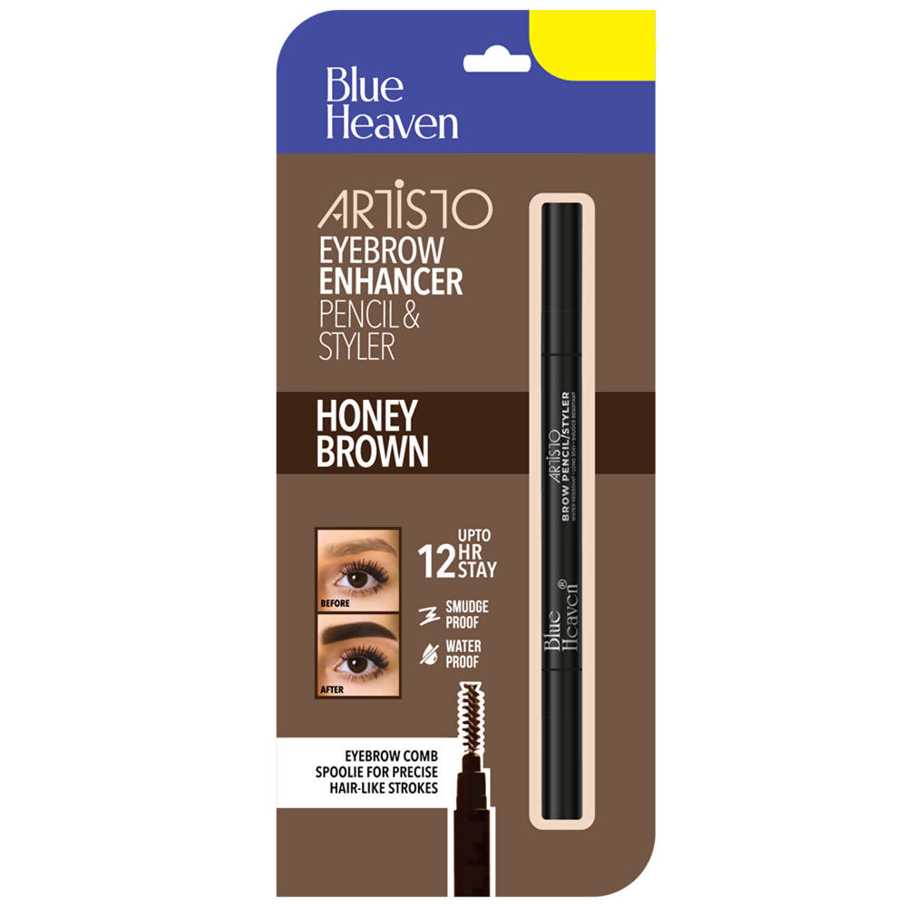 Blue Heaven Artisto Eyebrow Enhancer Pencil & Styler Honey Brown | Grab2Buy