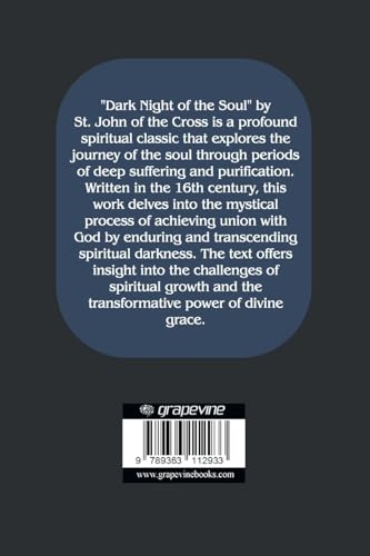 Dark Night of the Soul (Religion) by St. John of the Cross | Grab2Buy