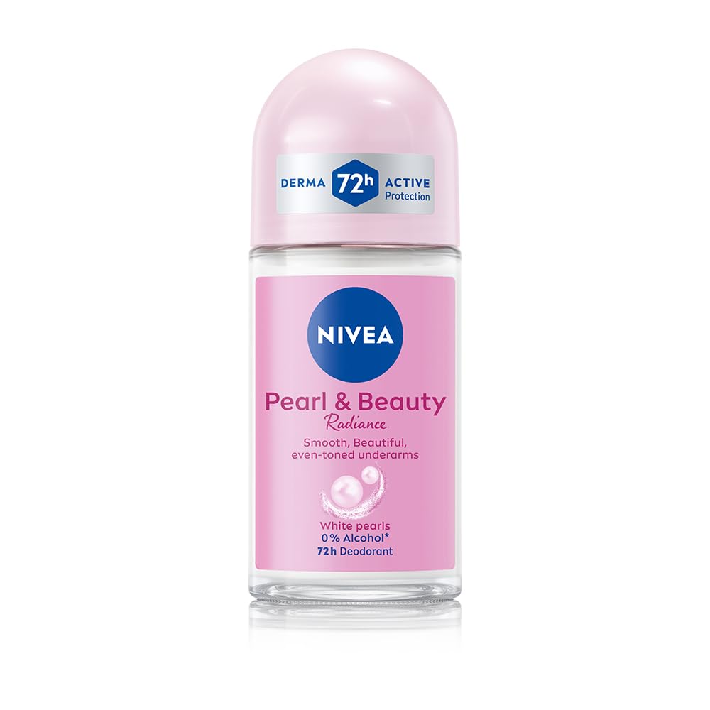 Nivea Deodorant Roll On Pearl & Beauty Radiance For Eventoned Smooth & Beautiful Underarms | Grab2Buy