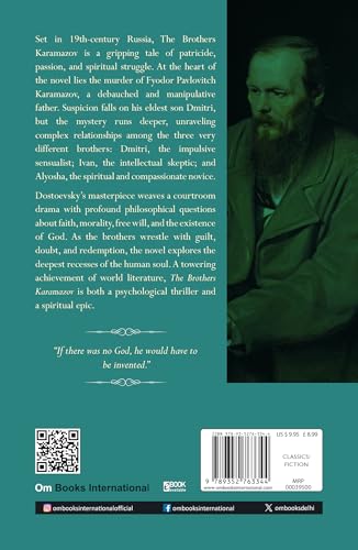 The Brothers Karamazov by Fyodor Dostoevsky | A Timeless Classic of Morality, Family, and Philosophy | The Originals Complete Classic | Love, Crime, and Spiritual Conflict | A Deep Exploration of Faith by Fyodor Dostoevsky | Grab2Buy