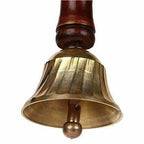 Brass & Wooden Pooja Prayer Ghanta - Indian Hindu Festivals | Grab2Buy