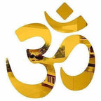 Gold Color - OM 3D Acrylic Mirror Wall Stickers | Grab2Buy