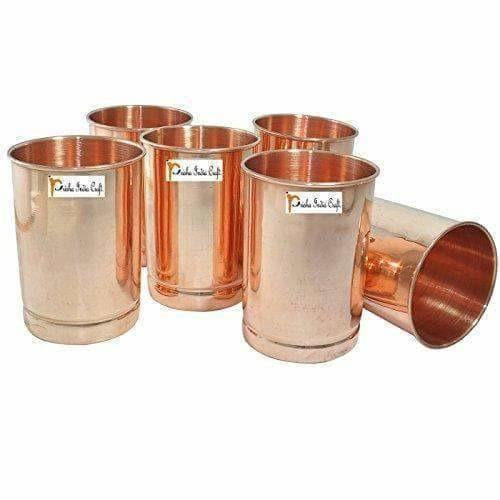 Copper Glass Drinkware -  Set of 6 | Grab2Buy