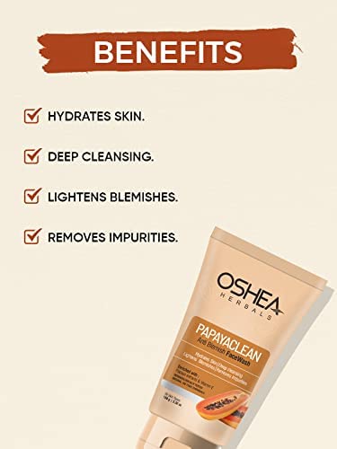 Oshea Herbals Papayaclean Anti Blemish Face Wash | Grab2Buy