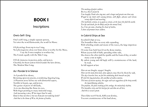Leaves of Grass : Simplicity In Poetry by Walt Whitman | Grab2Buy
