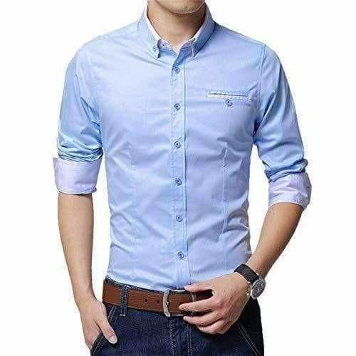 Men's Cotton Casual Shirt for Men Full Sleeves | Grab2Buy