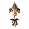 Brass Ganesha Wall Hanging Deepak With Bells | Grab2Buy
