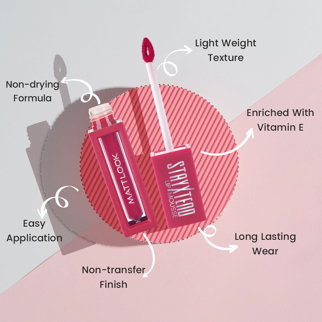 Matt Look Stayxtend Lip Mousse - Lady In Red | Grab2Buy