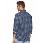 Van Heusen Men's Checkered Slim fit Casual Shirt | Grab2Buy