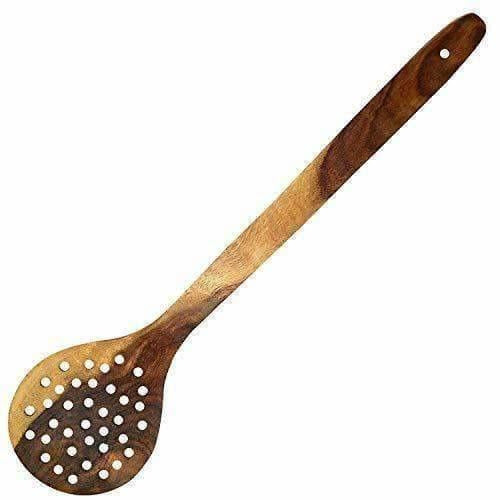 Wooden Cooking Spoon Set For Non Stick - Spatulas,Ladles & Dining Table - Kitchen Tools | Grab2Buy
