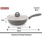 Ceramic Aluminium Kadhai Grey | Grab2Buy