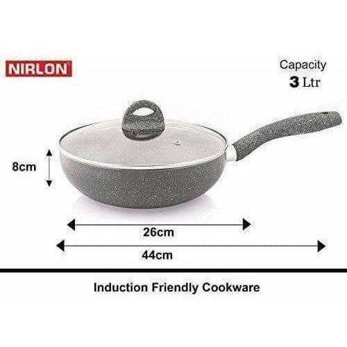 Ceramic Aluminium Kadhai Grey | Grab2Buy