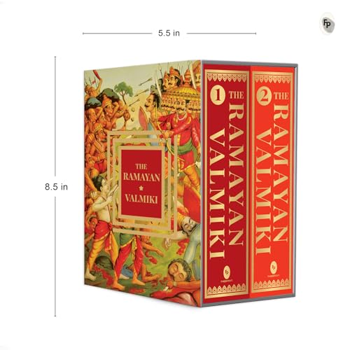 The Ramayan of Valmiki: Volume 1 & 2 (Deluxe Hardbound Edition) Boxed Set by Valmiki | Grab2Buy