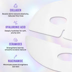 Nykaa Skin Real Collagen Mask – Hydrates, Brightens And Gives Dewy Skin Overnight - Formulated In Korea