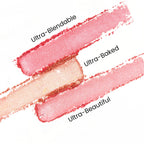 Swiss Beauty Bake Me Up Blush & Highlighter , 2-In-1 Baked Formula, Long-Lasting - Coral Glaze