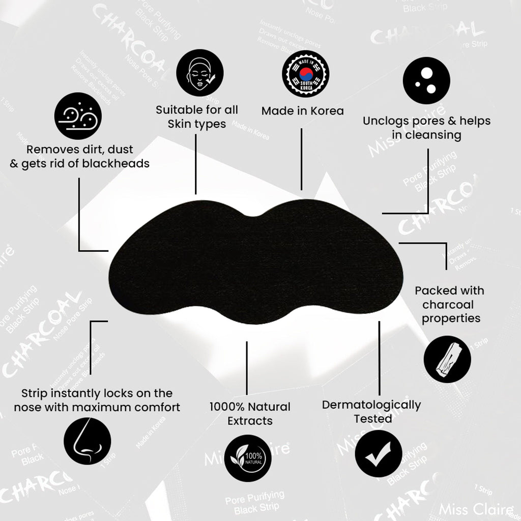 Miss Claire Charcoal Nose Strip | Grab2Buy