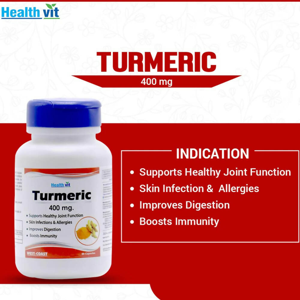 Healthvit Turmeric Capsules | Grab2Buy