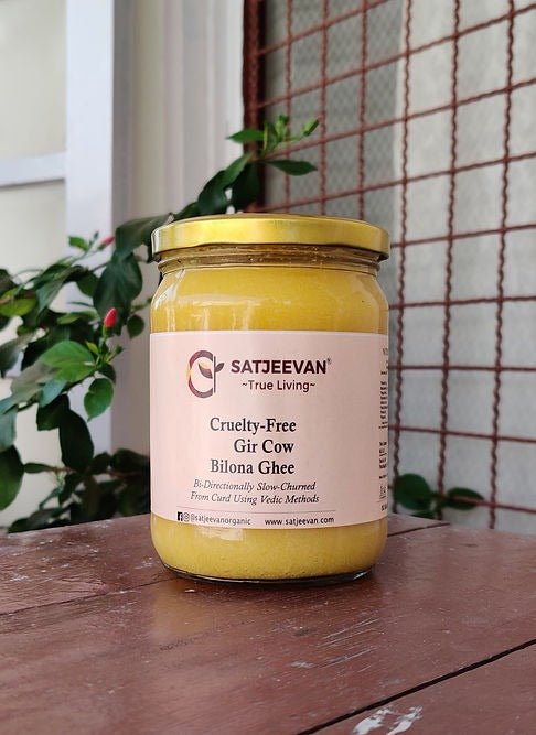 Satjeevan A2 Gir Cow Bilona Ghee | Pure A2 Gir Cow Bilona Ghee | 100% Gir Cow Ghee | Traditional Cow Ghee | Grab2Buy