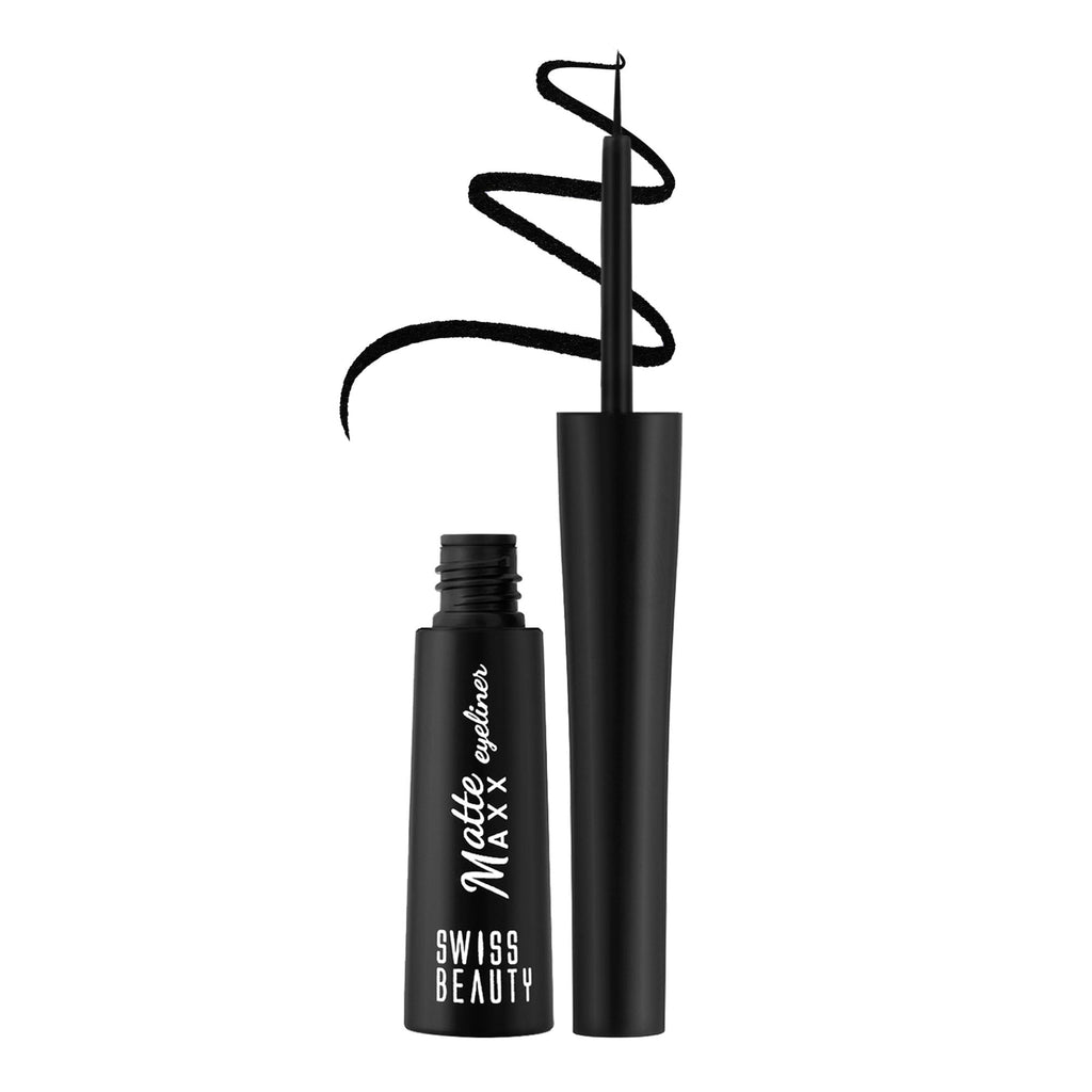 Swiss Beauty Matte Max Eyeliner Black | Grab2Buy