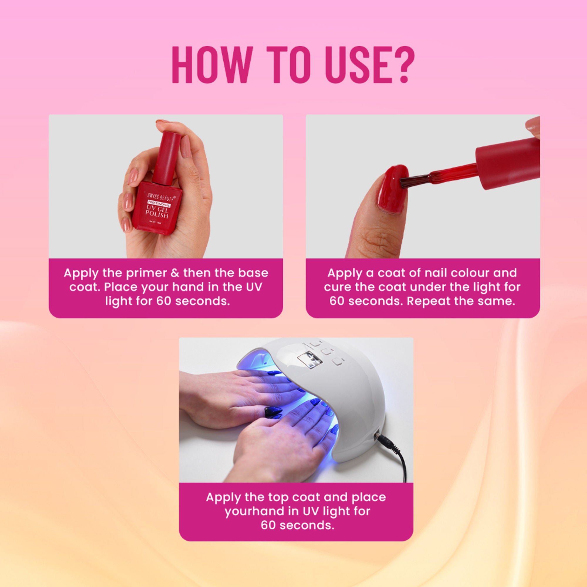 Swiss Beauty Professional UV Gel Nail Polish - Shade-39 | Grab2Buy