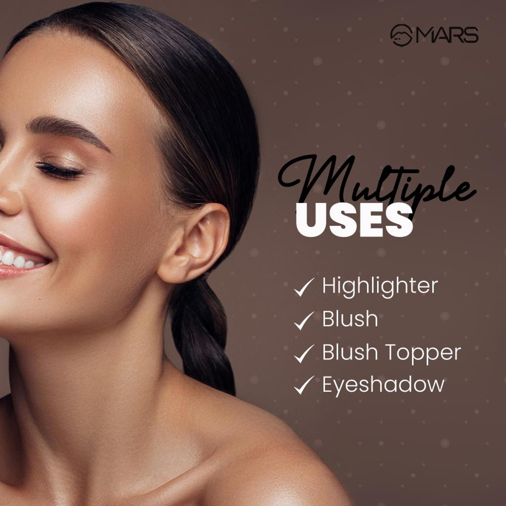 MARS Cosmetics Glowzilla 6 Shade Face Highlighter Palette - 03 | Grab2Buy