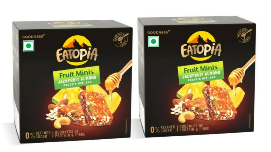 Eatopia Fruit Minis - Jackfruit Almond Protein Mini Bar | Grab2Buy