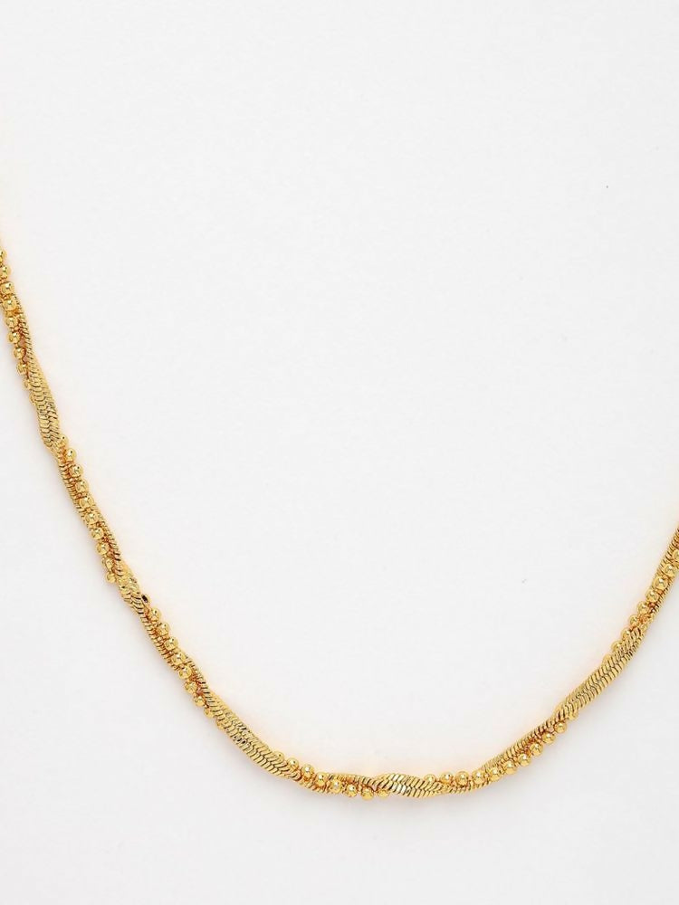 NVR Women Gold Plated Handcrafted Minimal Chain | Grab2Buy