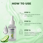 Sanfe Instant Hydration Cucumber Face Serum