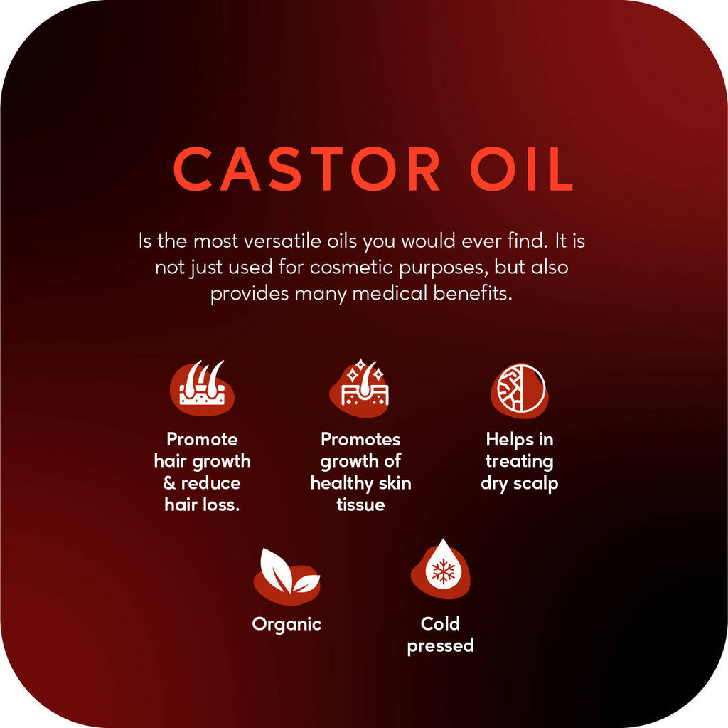 Careberry Organic Hexane-Free Organic Castor Oil For Hair, Face & Body | Grab2Buy