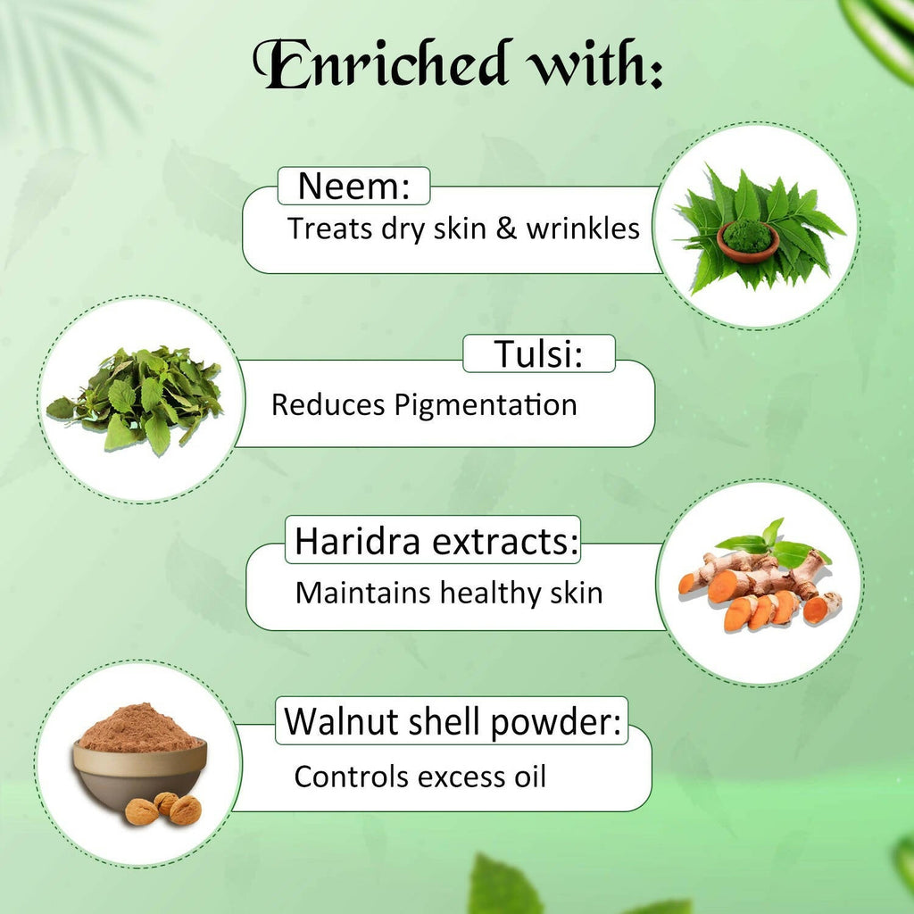 NutriGlow Neem & Tulsi Face Scrub | Grab2Buy