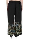 Mominos Fashion Black Floral Design Palazzo | Grab2Buy