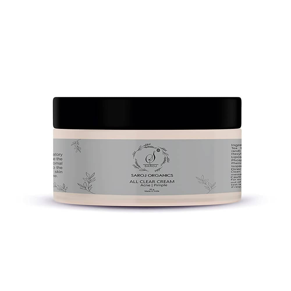Saroj Organics All Clear Cream For Acne, Pimples | Grab2Buy