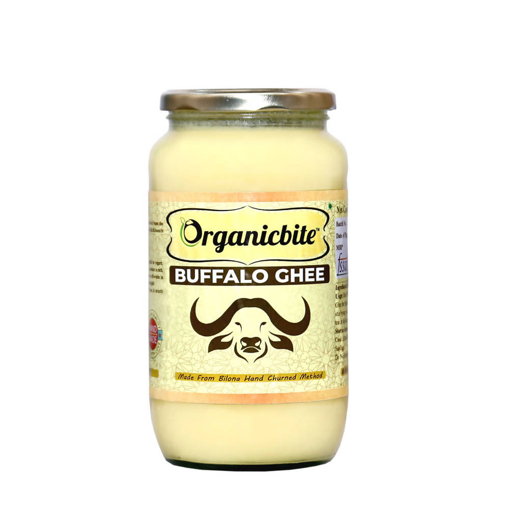 Organicbite Buffalo Ghee | Cultured Pure Desi Ghee | 100% Preservative Free | Grab2Buy