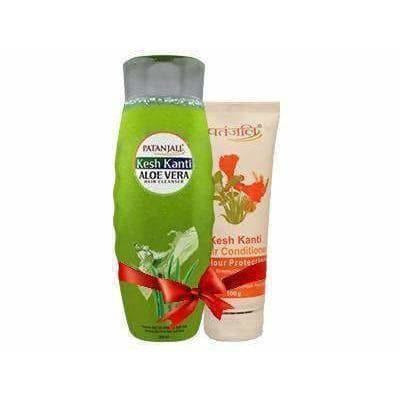 Patanjali Aloevera Shampoo & Colour Protection Conditioner Combo Pack | Grab2Buy