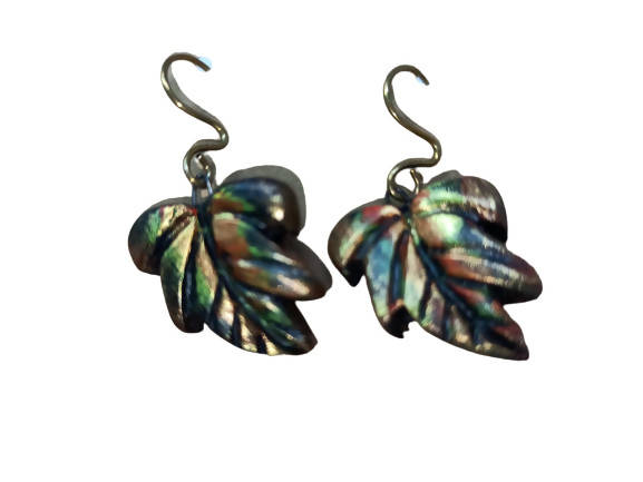 Terracotta Autumn Leaf Green Color Hangings | Grab2Buy