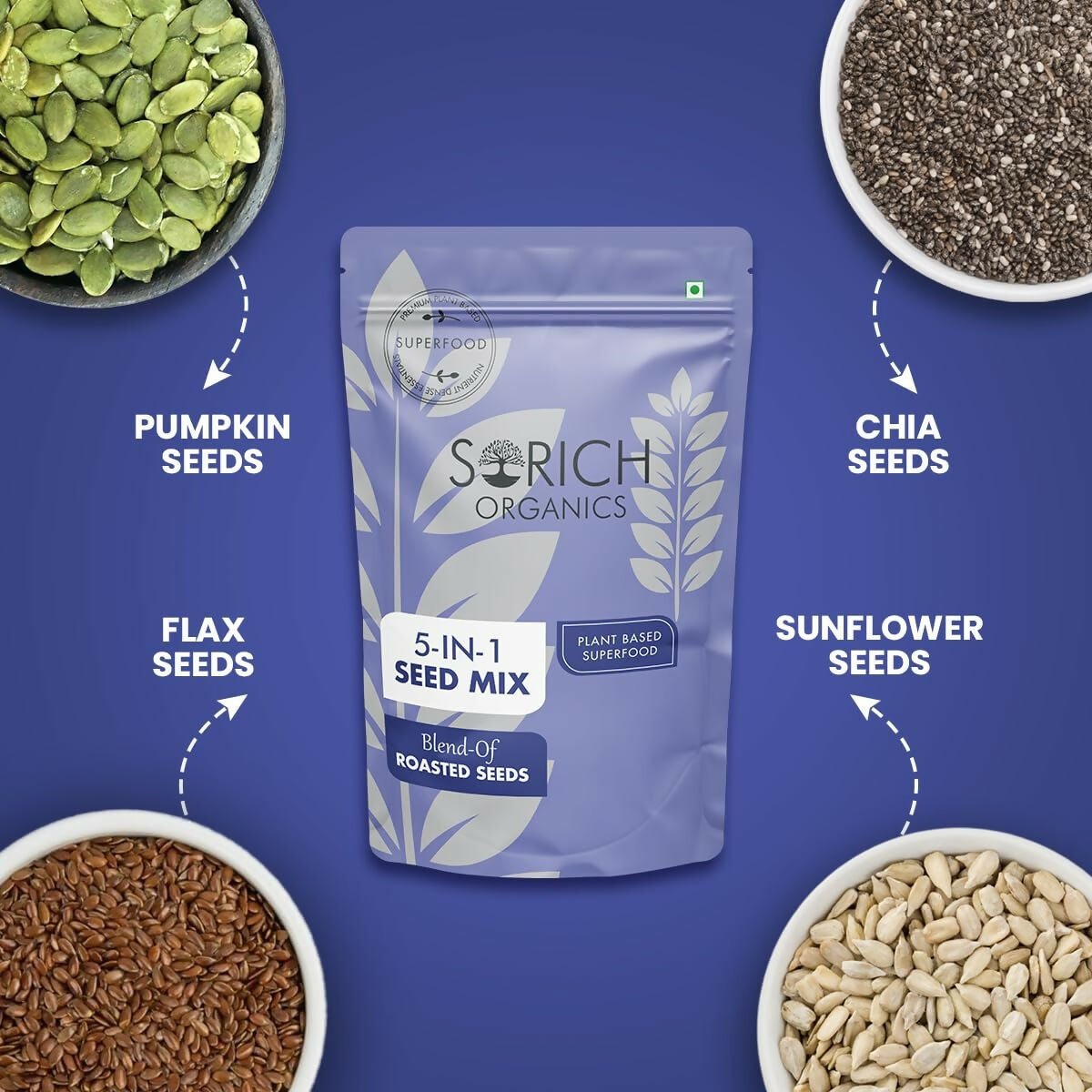 Sorich Organics 5 in 1 Seed Mix | Grab2Buy