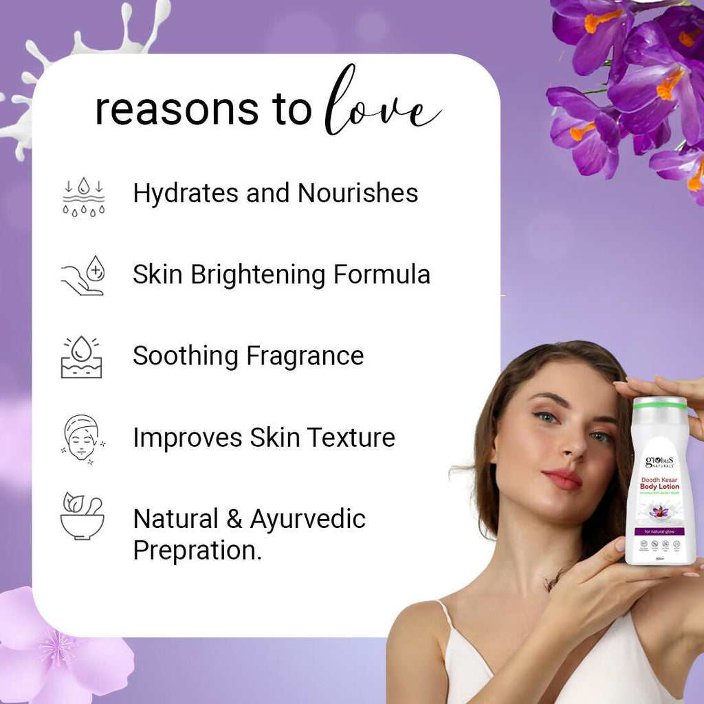 Globus Naturals Doodh Kesar Body Lotion | Grab2Buy